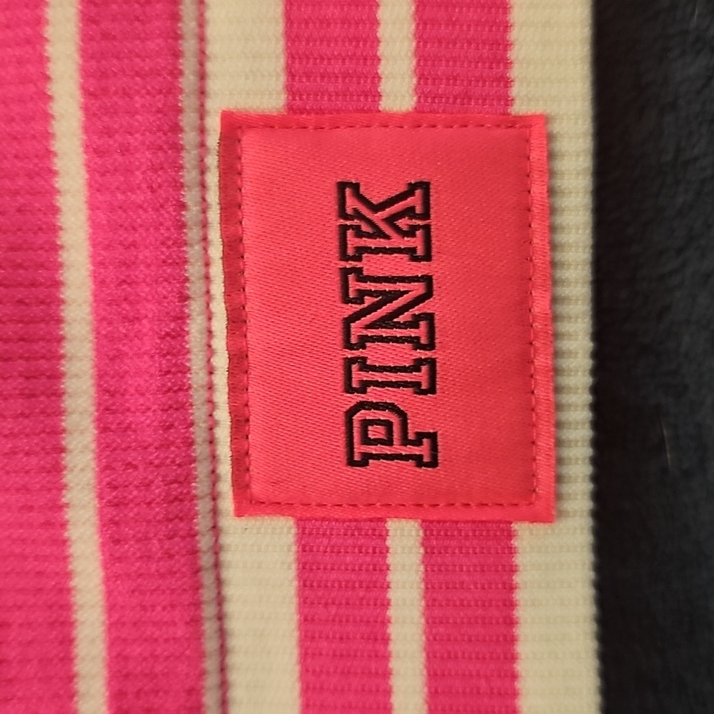Pink Striped Sports Bra Size M - Picture 5 of 6
